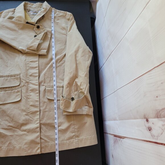 Vintage Y2K Tommy Hilfiger Women’s Medium Length Button Down Trench Coat, XL EUC - Picture 8 of 8